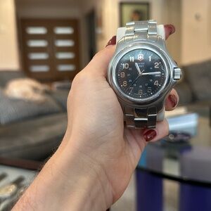 Swiss Army men’s stainless steel watch